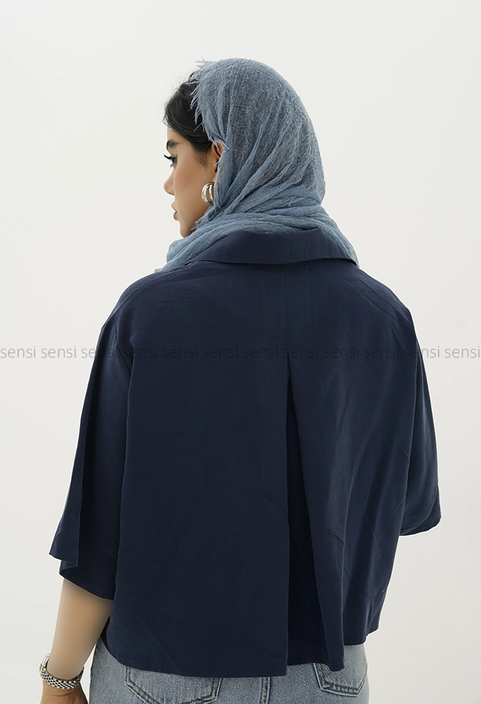 شومیز باکسی پری پشت پیله کد1005923